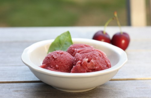 cherry-grapefruit-basil-sorbet